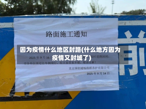 因为疫情什么地区封路(什么地方因为疫情又封城了)