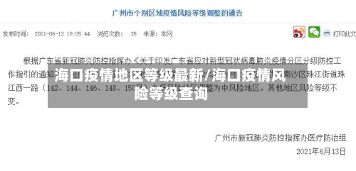 海口疫情地区等级最新/海口疫情风险等级查询