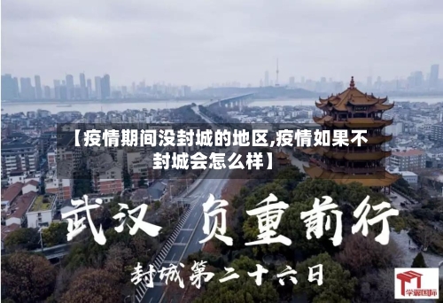 【疫情期间没封城的地区,疫情如果不封城会怎么样】