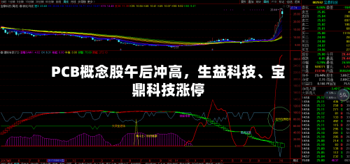 PCB概念股午后冲高，生益科技、宝鼎科技涨停