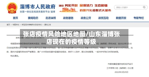 张店疫情风险地区地图/山东淄博张店现在的疫情等级