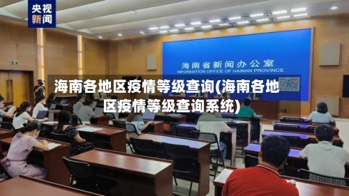 海南各地区疫情等级查询(海南各地区疫情等级查询系统)