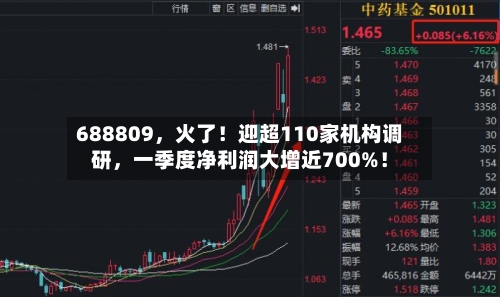 688809，火了！迎超110家机构调研，一季度净利润大增近700%！