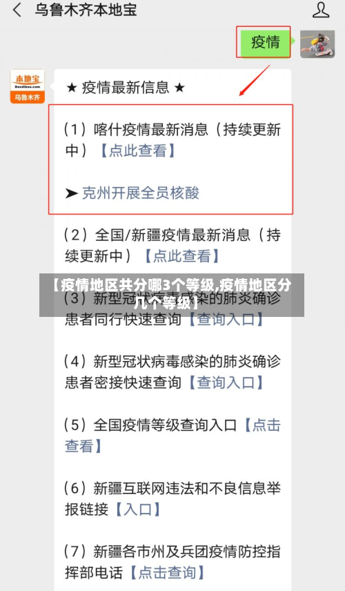 【疫情地区共分哪3个等级,疫情地区分几个等级】
